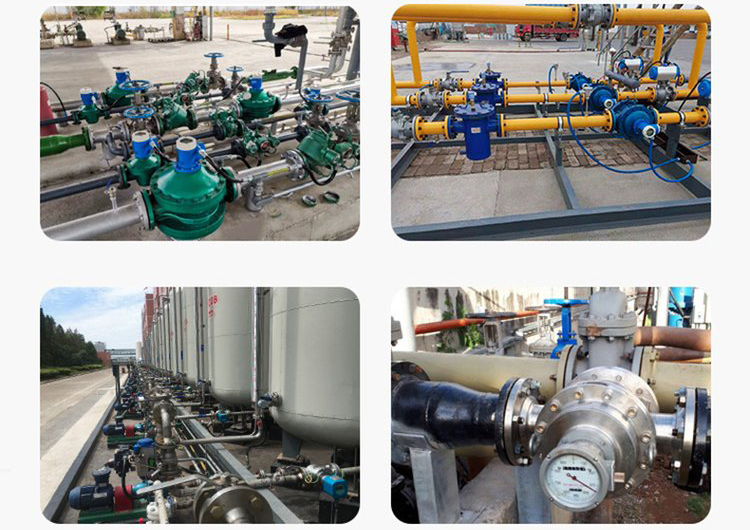 dn50橢圓齒輪流量計(jì)現(xiàn)場安裝使用圖