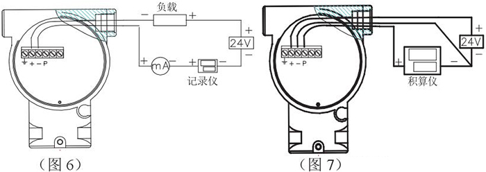 數(shù)顯靶式流量計(jì)接線圖